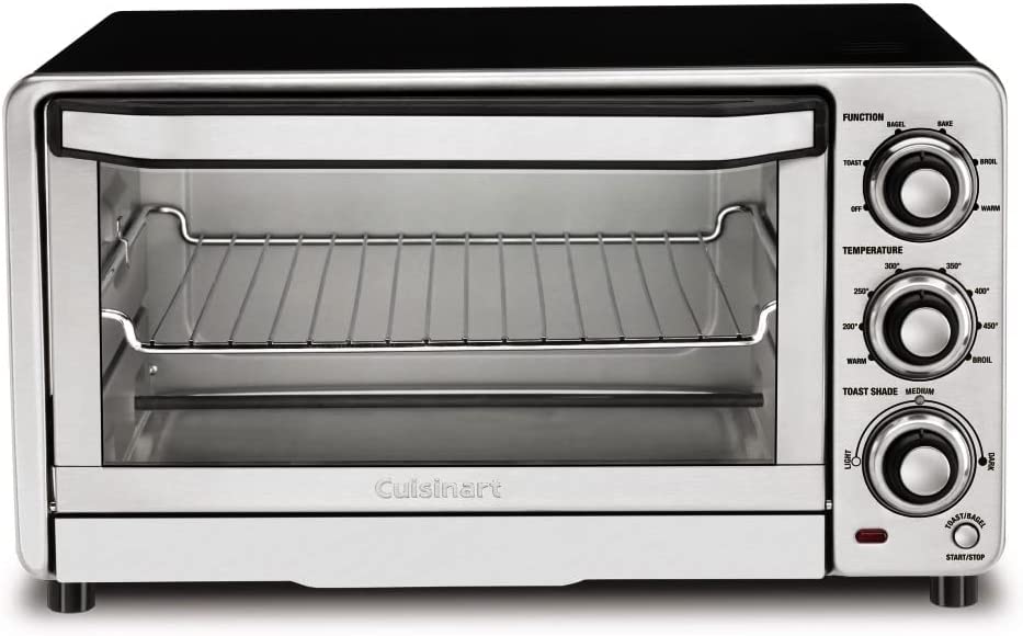 Cuisinart TOB-40N Custom Classic Toaster Oven Broiler， 17 Inch， Black