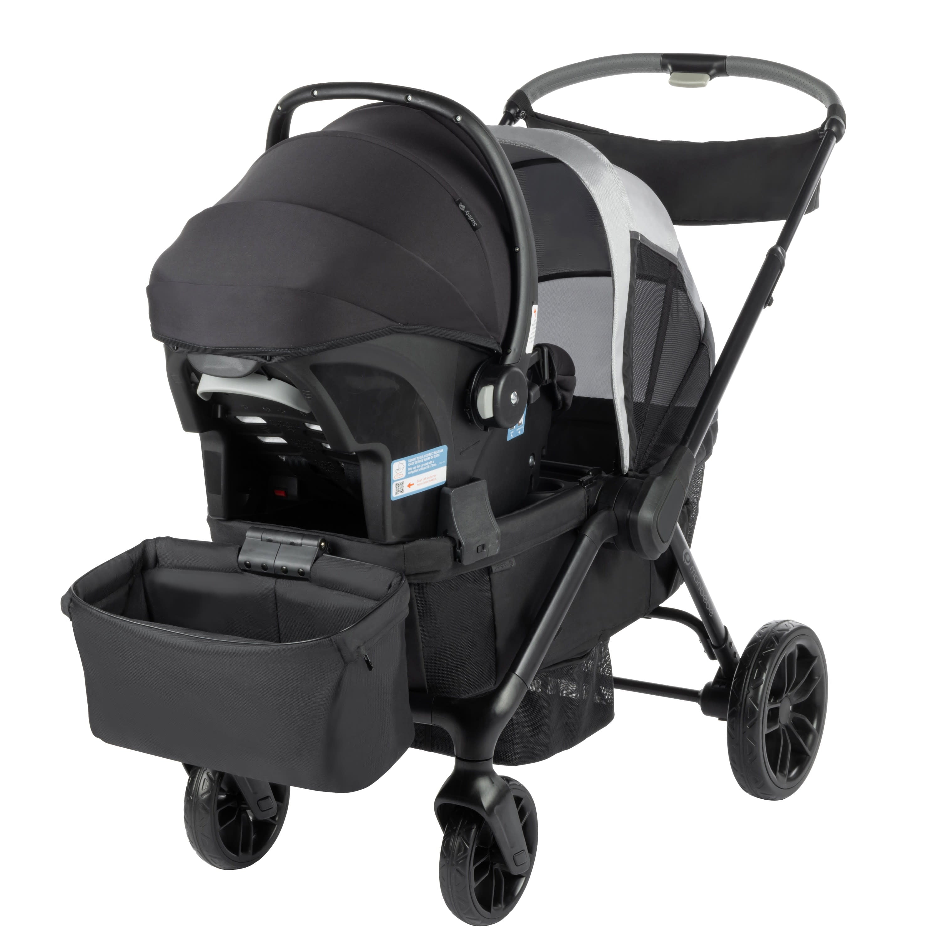 Monbébé Everyday Outings Wagon Stroller, Cobblestone Grey