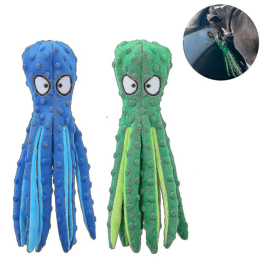 Dog Squeaky Toys Octopus - Plush Dog Toys For Puppy Teething 2 Pack