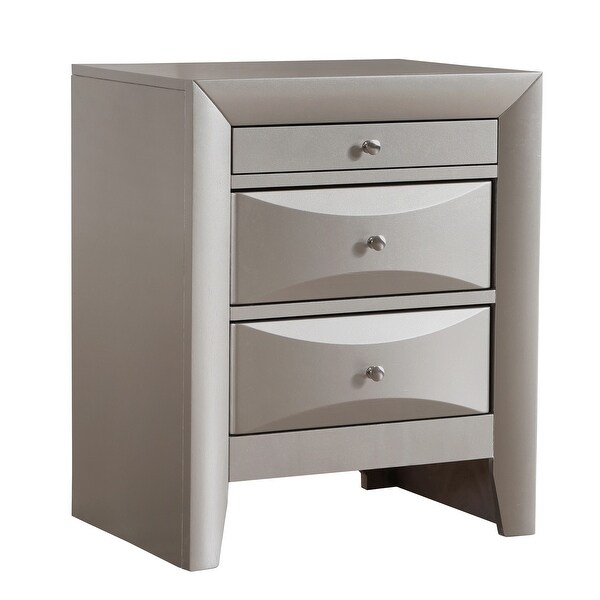 Marilla 3-Drawer Nightstand (28 in. H x 17 in. W x 23 in. D) - - 35993878