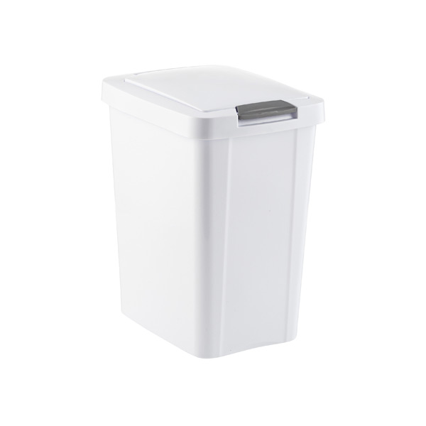 Sterilite White TouchTop Trash Cans