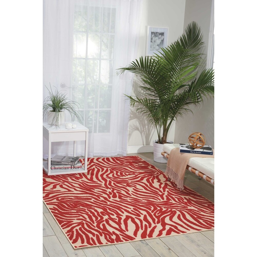 Nourison Animal Print Indoor/ Outdoor Area Rug