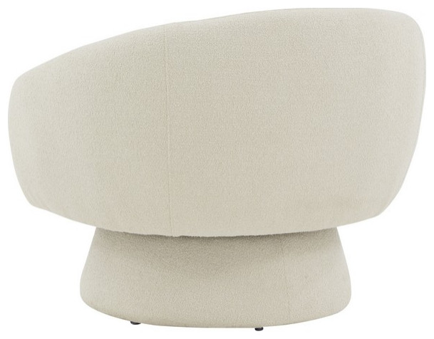 Safavieh Couture Petryna Boucle Accent Chair Creme   Armchairs And Accent Chairs   by Safavieh  Houzz