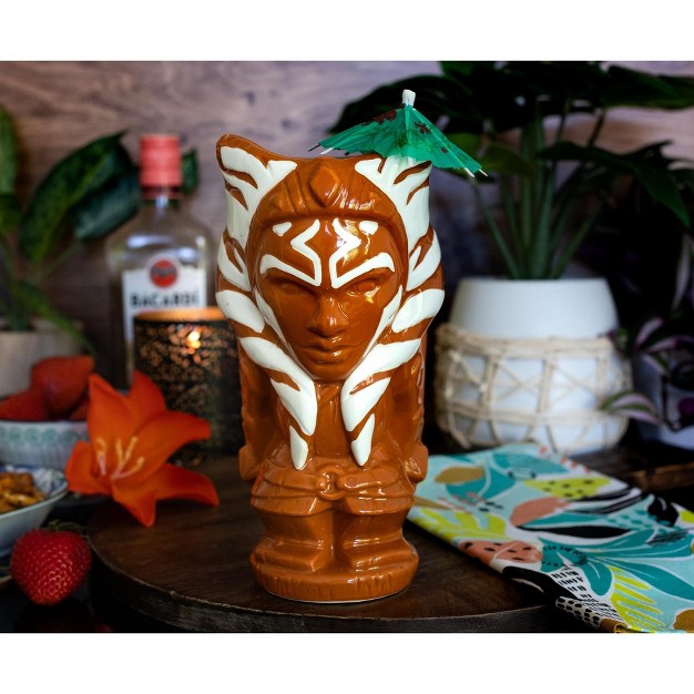 Beeline Creative Geeki Tikis Star Wars The Mandalorian Ahsoka Tano Ceramic Mug Holds 18 Ounces