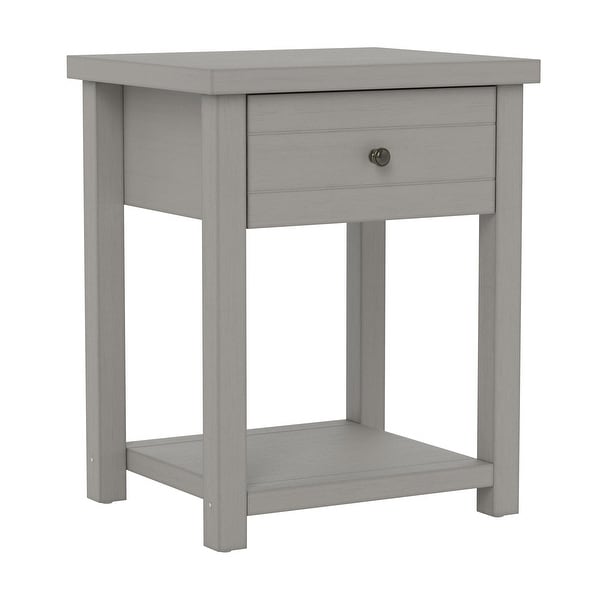 Living Essentials by Hillsdale Harmony 1-Drawer Wood Accent Table - 23.25H x 18.5W x 15.75D