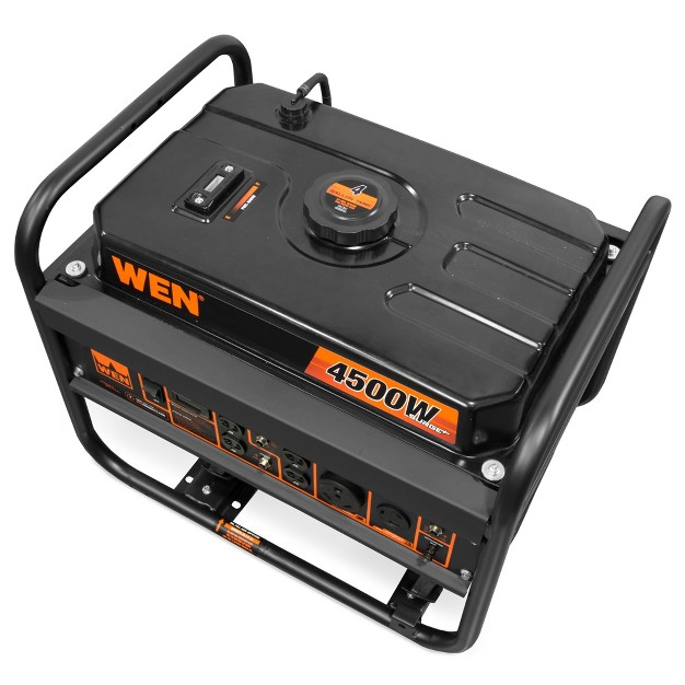 Wen Gn4500 4500 watt 212cc Transfer Switch And Rv ready Portable Generator