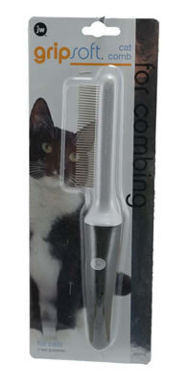 JW Pet Grip Soft Grooming Cat Comb