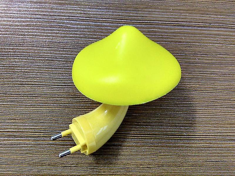 2-piece Light Control Mushroom Decorative Night Light Plug-in Light Sensor Bedside Light Led Light Birthday Gift