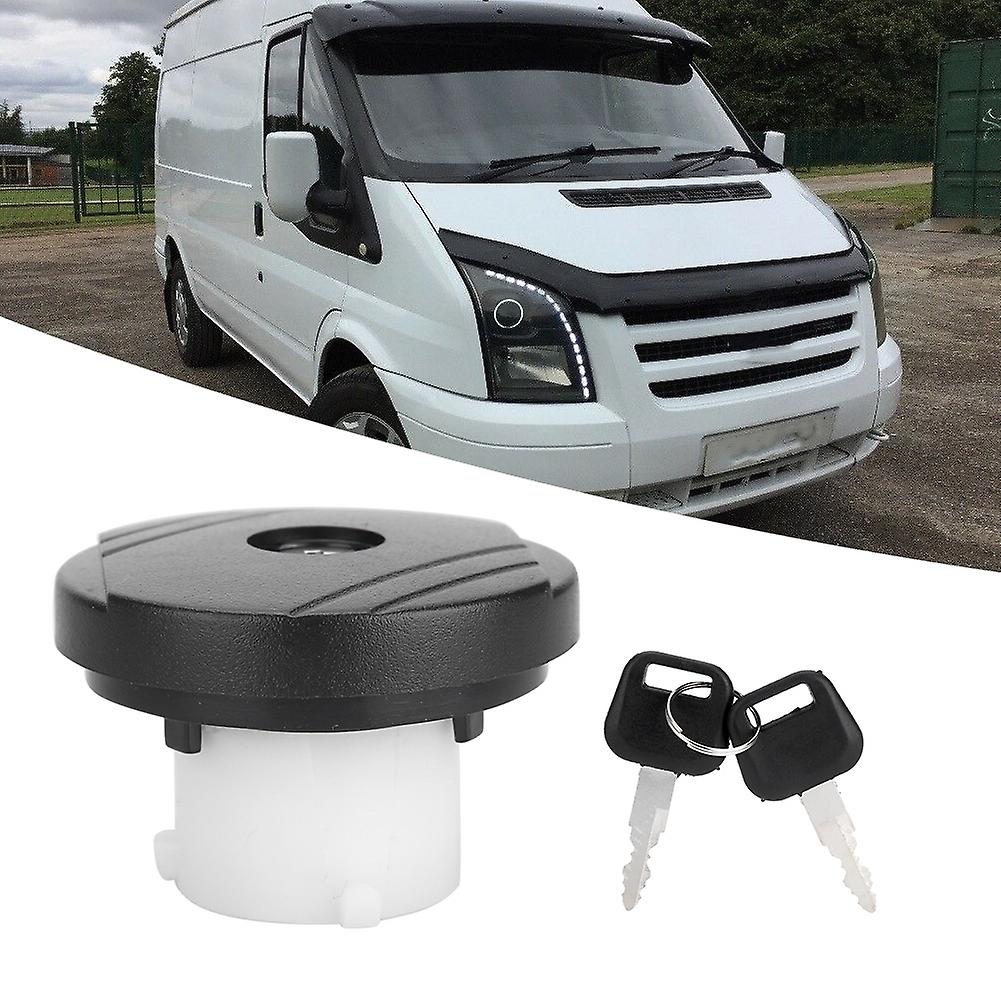 Locking Fuel Cap Petrol Diesel Tank Cap With 2 Keys Fit For Ford Transit Mk6 Mk7 4411620