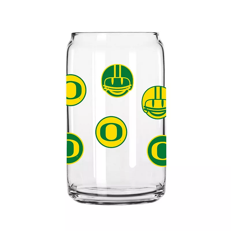 Oregon Ducks 16oz. Smiley Can Glass