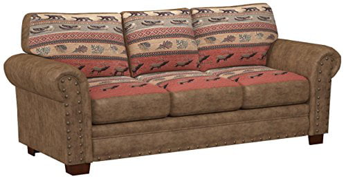 American Furniture Classics Sierra Sofa, Brown Leather