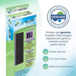 GermGuardian True HEPA with Pet Pure Treatment GENUINE Replacement Filter B for AC4300AC48004900 Series FLT4850PT