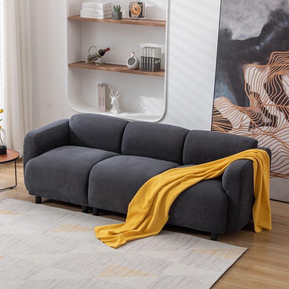 Modern 3 seat Cloud Sofa  Livingroom Deep Sofa Sectional Couch