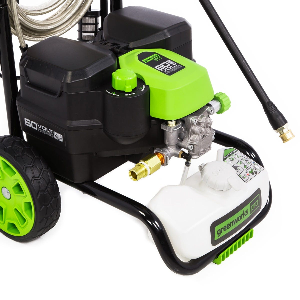 60V Hybrid 1800-PSI 1.1 GPM Electric Pressure Washer | Greenworks Tools