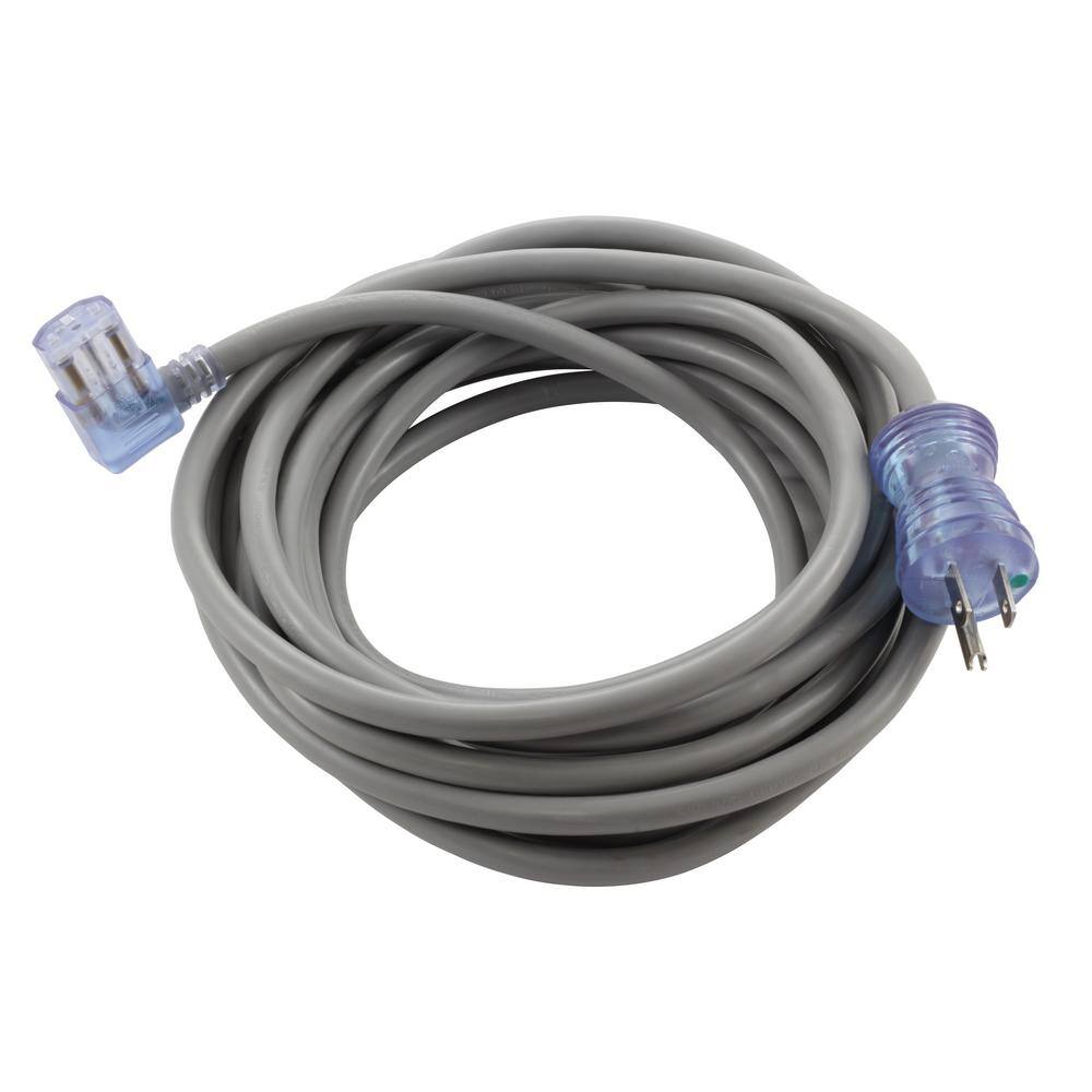 AC WORKS 20 ft. 143 15 Amp HospitalMedical Grade Green Dot Power Cord NEMA 5-15P to Left Angle IEC C13 (ITCPUServer End) MD903