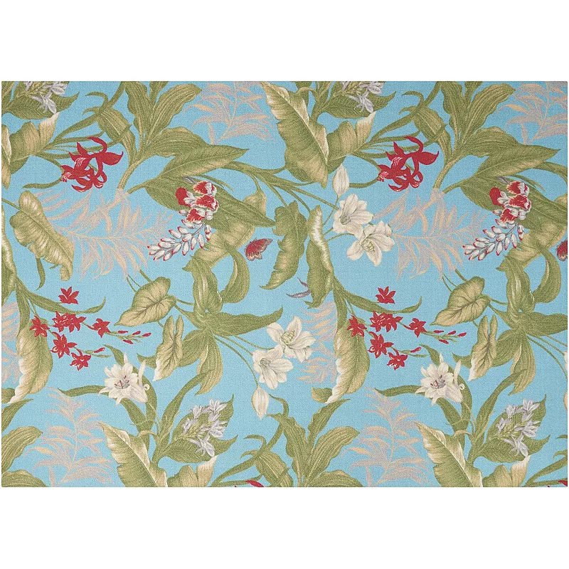 Waverly Sun N' Shade Wailea Coast Floral Indoor Outdoor Rug