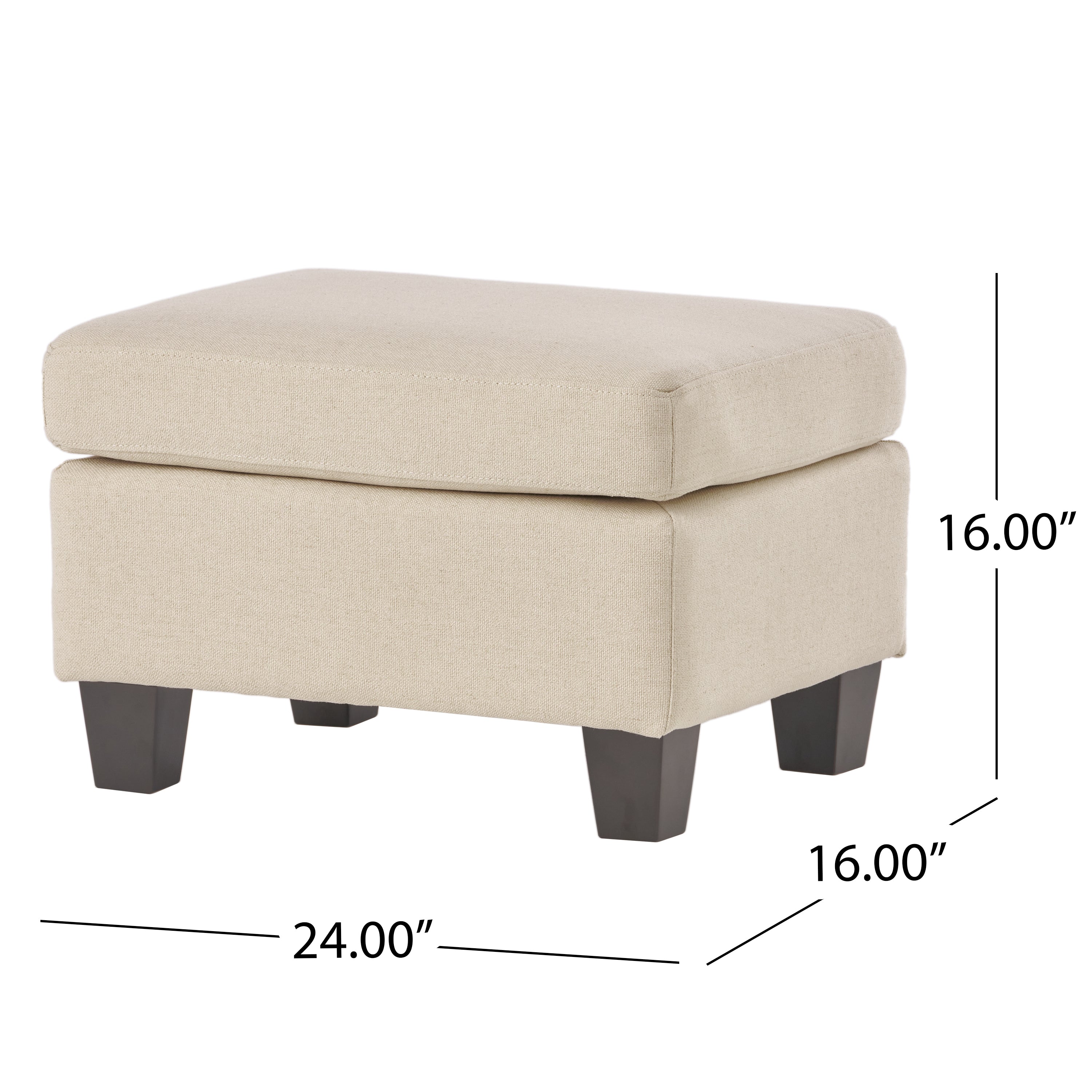 Christabel Fabric Ottoman Footstool