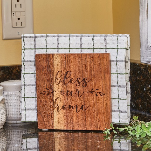 Park Designs Farmhouse Wood Napkin Holder