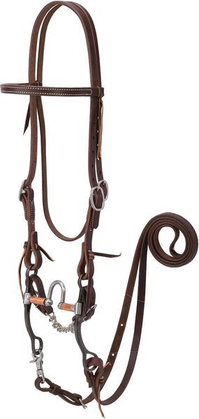 Weaver Leather Working Tack Horse Bridle and Correction Mouth Bit