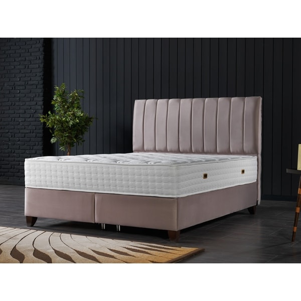 Cardoba Modern Bedroom Set Queen Size (150*200) (Foundation-Headboard- Mattress) - - 32668068