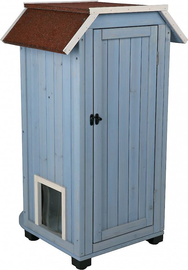 TRIXIE 3-Story Outdoor Wooden Cat House