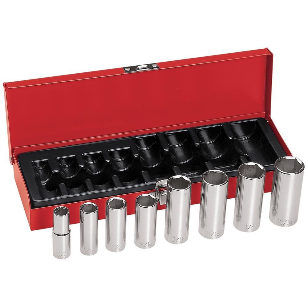 Klein Tools 65502 Klein Tools 3/8 in. Socket Wrench Sets