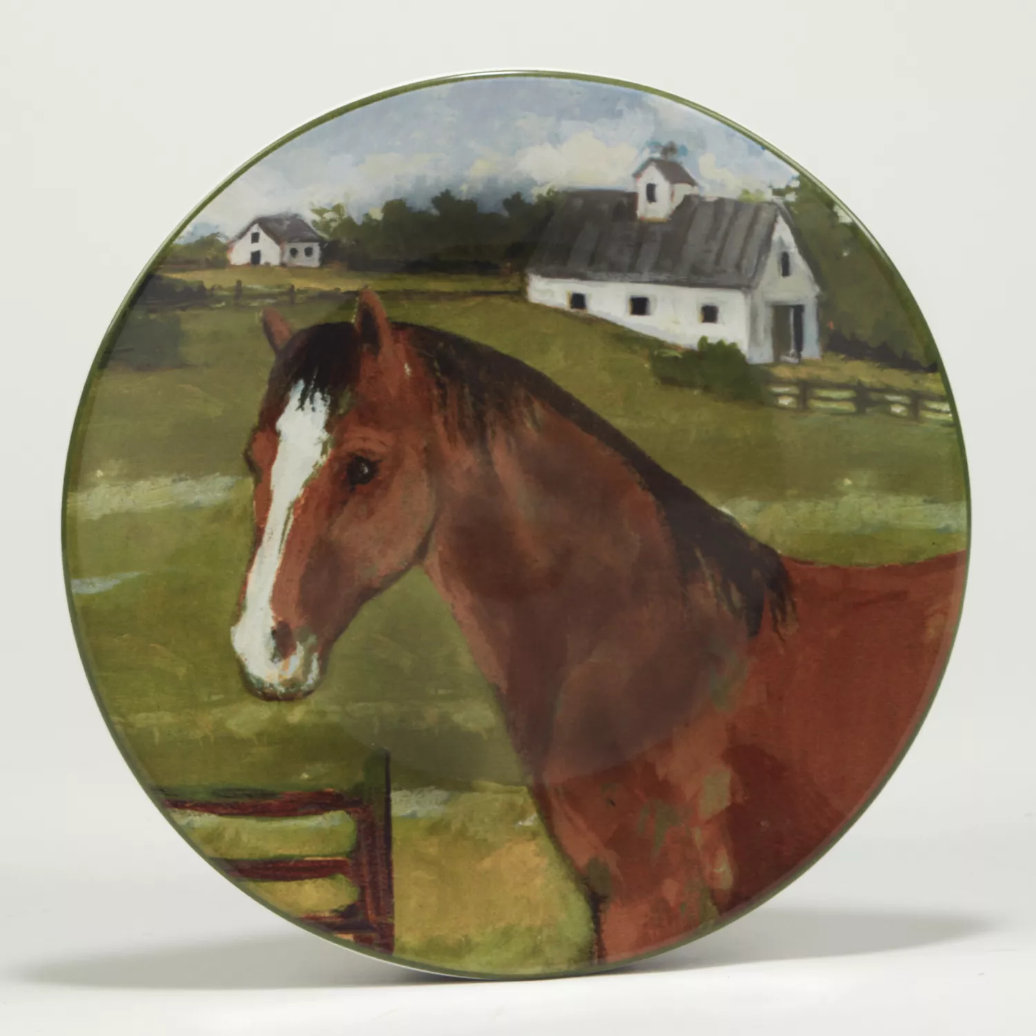 Certified International York Stables 4-pc. Salad Plate Set