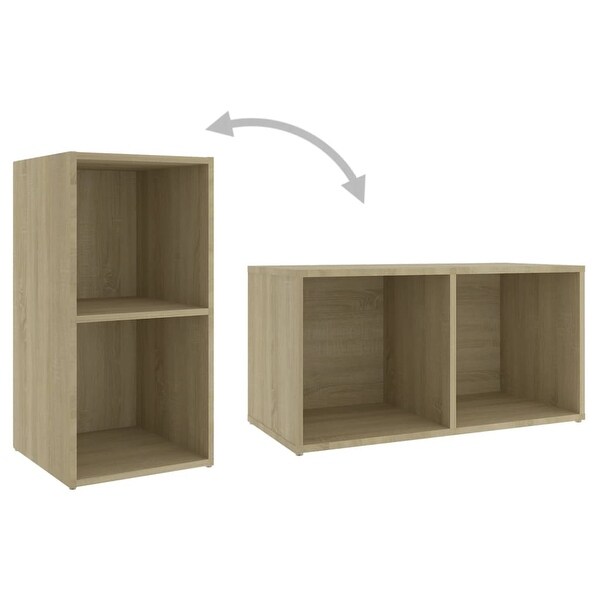 TV Cabinets 2 pcs Sonoma Oak 28.3