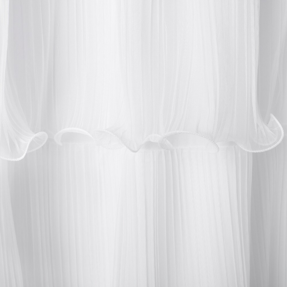 Lush Decor Nerina Ruffled Single Curtain Panel   54\