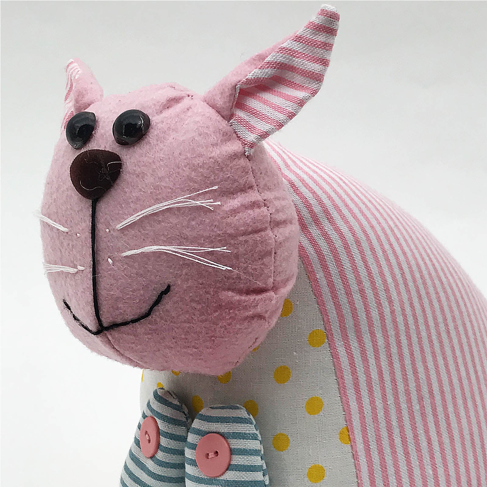 Handmade Cute Cat Animal Decorative Doll/Door Stopper T11217B