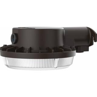 Lithonia Lighting Contractor Select BGS 100- Watt Equivalent Integrated LED Dark Bronze Area Light 4000K BGS P1 40K 120 PE DDB M2