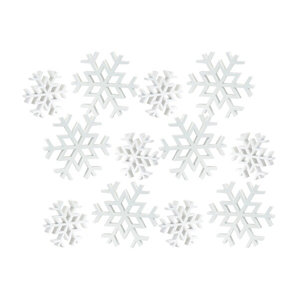 Wooden Snowflake (Set of 12)