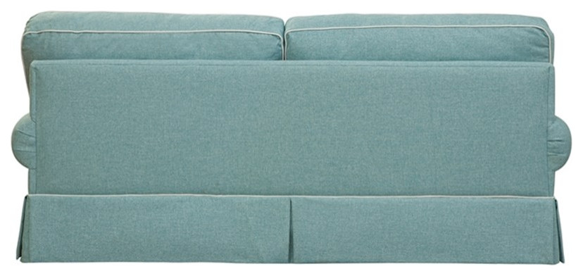 American Furniture Classics 8 010 S275A Coastal Aqua Series Sofa   Contemporary   Sofas   by Homesquare  Houzz