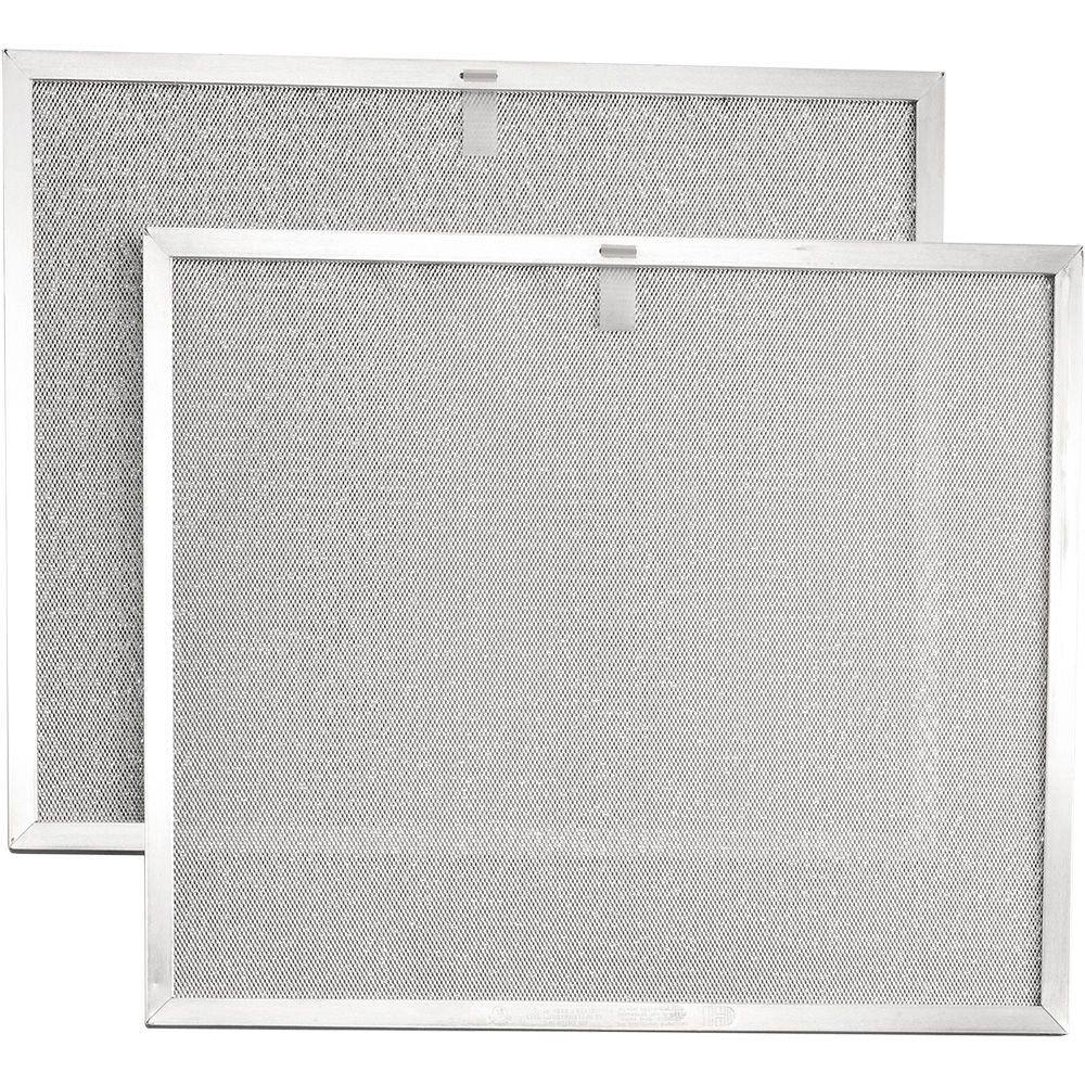 Broan-NuTone Allure 2 Series 30 in. Range Hood Externally Vented Aluminum Replacement Filter (2 each) S99010302