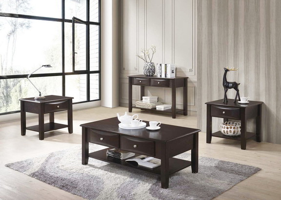 End Table of One Drawer in Brown SR016388