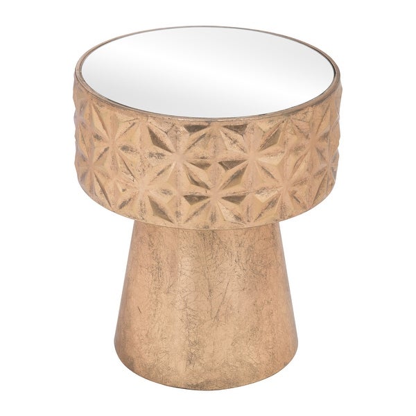 Aztec Side Table Gold