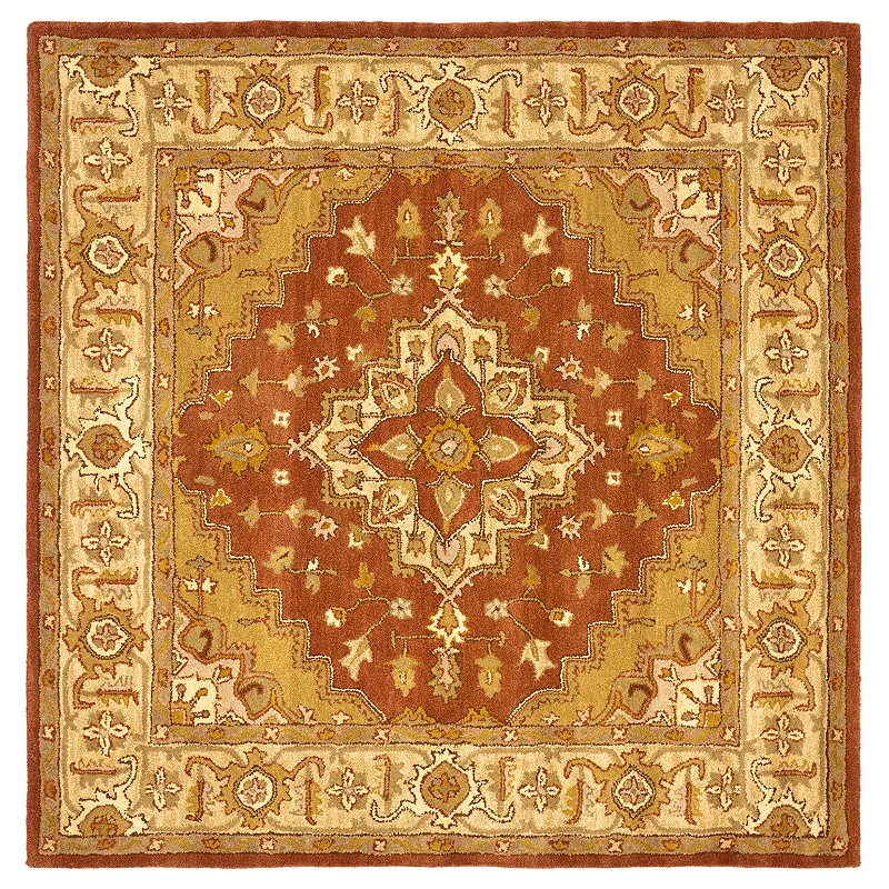 Safavieh Heritage Manarola Framed Floral Wool Rug