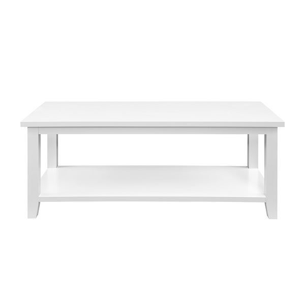 Middlebrook Modern Coffee Table with Lower Shelf