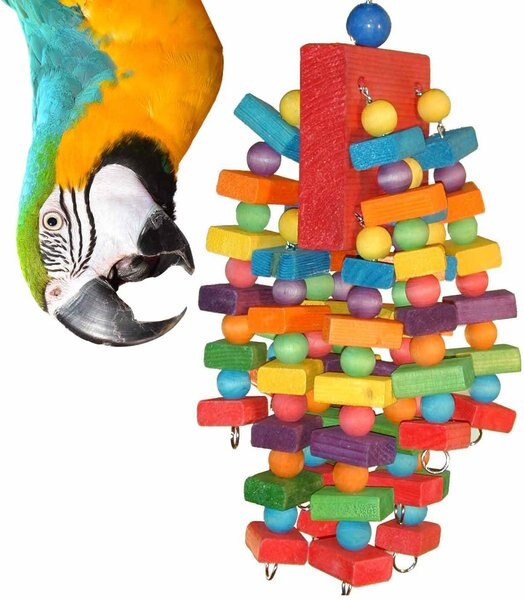 Super Bird Creations Beakasaurus Bird Toy， Large/X-Large