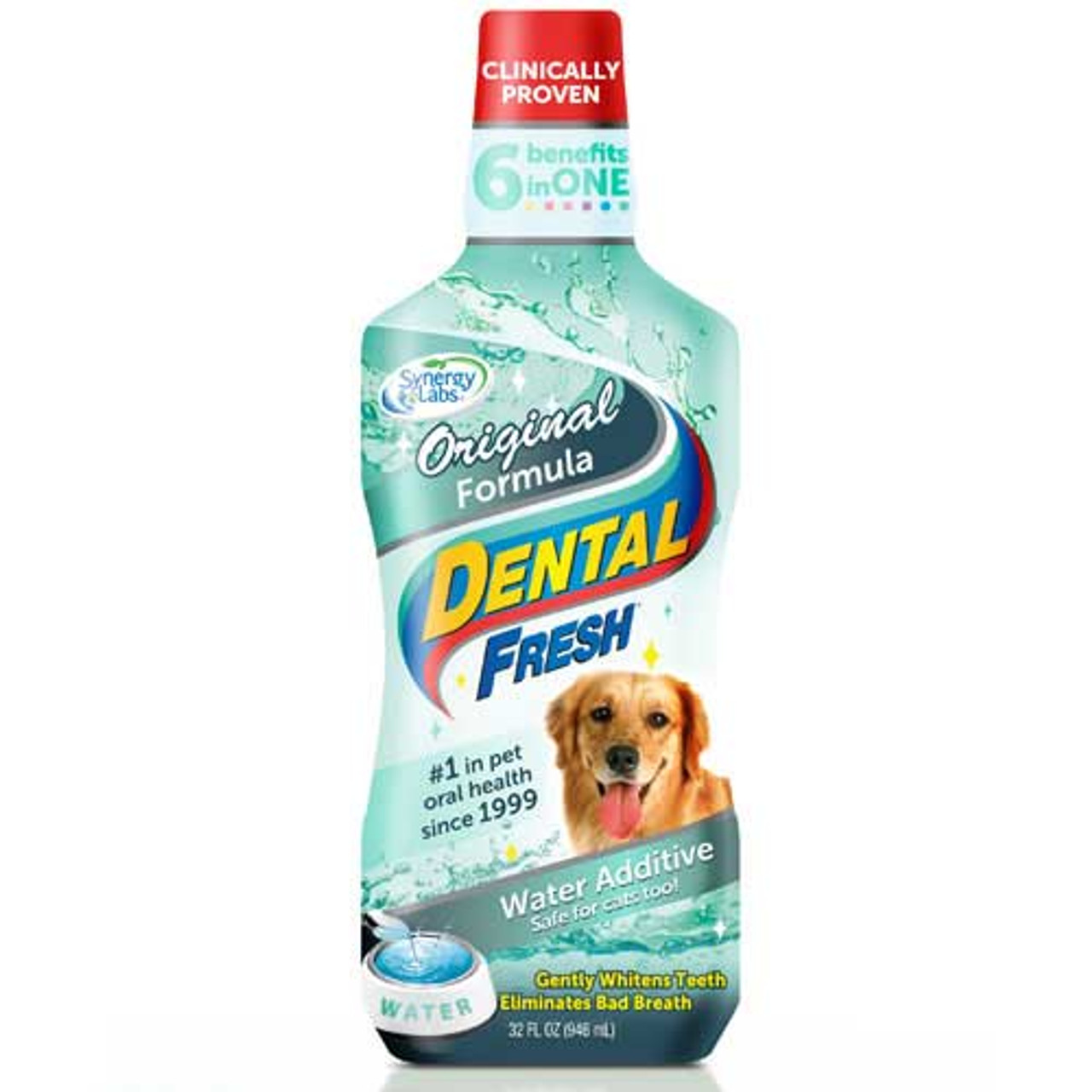 Synergy Labs Dental Fresh Original Formula For Dogs， 17.3 Oz.