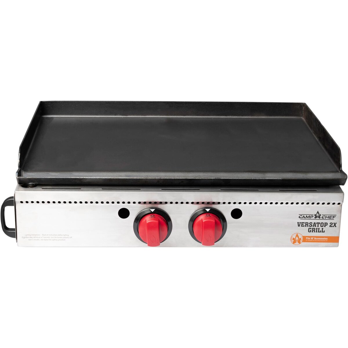 Camp Chef VersaTop 2X Two Burner Portable Flat Top Propane Gas Grill