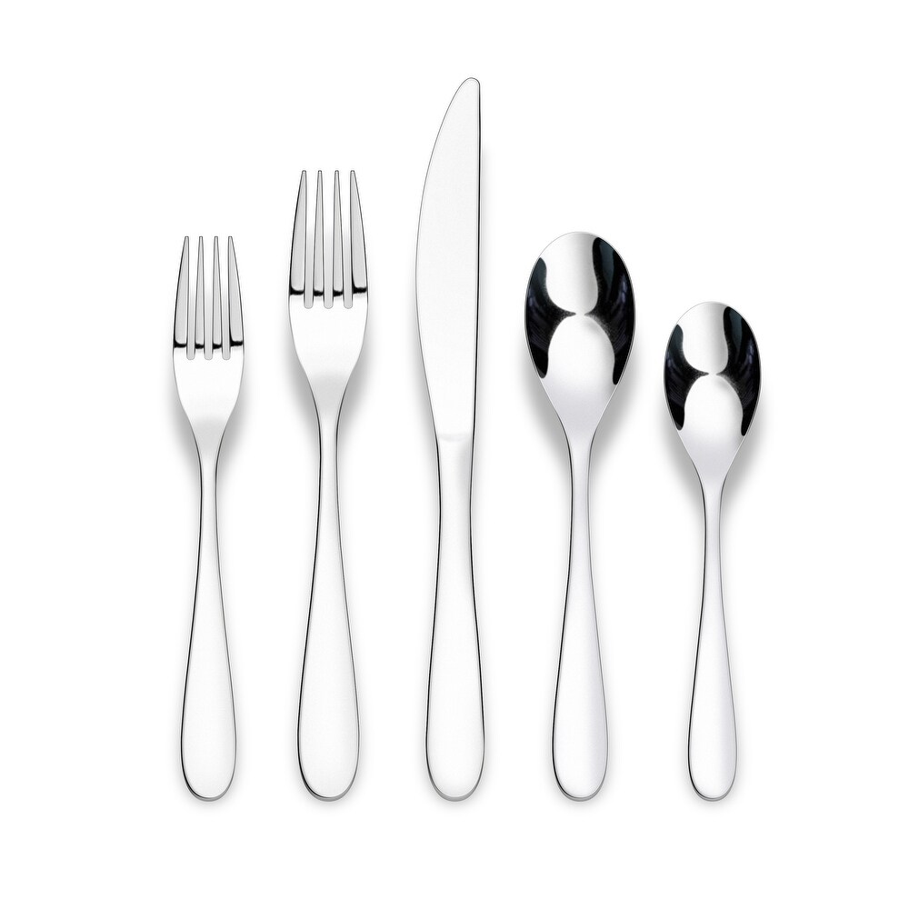 Ornative Percival 18/0 Stainless Steel 20 Pieces Flatware Set   10.63\