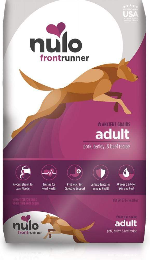 Nulo Frontrunner Pork， Barley and Beef Adult Dry Dog Food