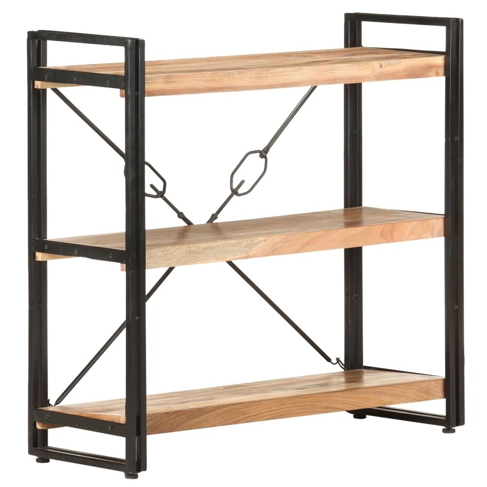 vidaXL 3 Tier Bookcase 35.4\