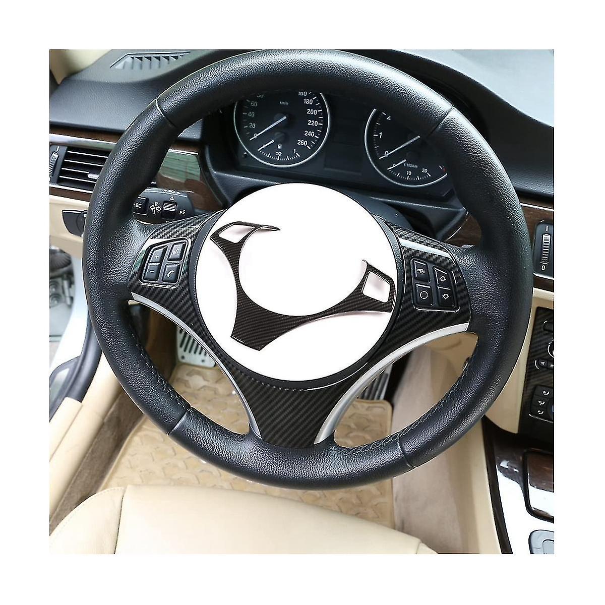 For E90 3 Series E90 E92 320i 330i 325i 2005-2012 Car Steering Wheel Decoration Accessories， Abs Ca