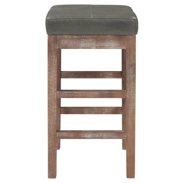 Valencia Bonded Leather Backless Counter Stool