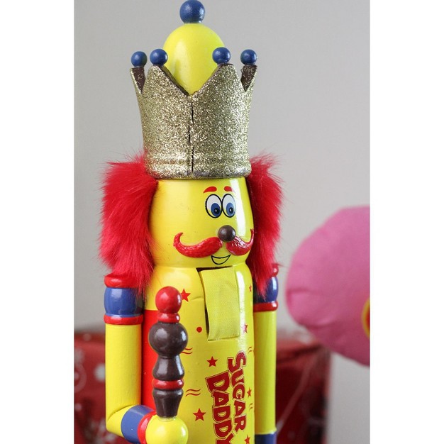 Tootsie Roll Sugar Daddy Wooden Christmas Nutcracker Figure