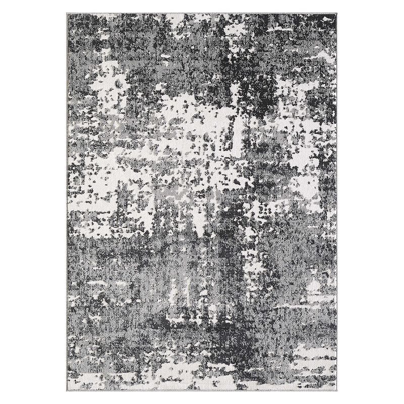 Loomaknoti Muroe Soft White and Gray Rug