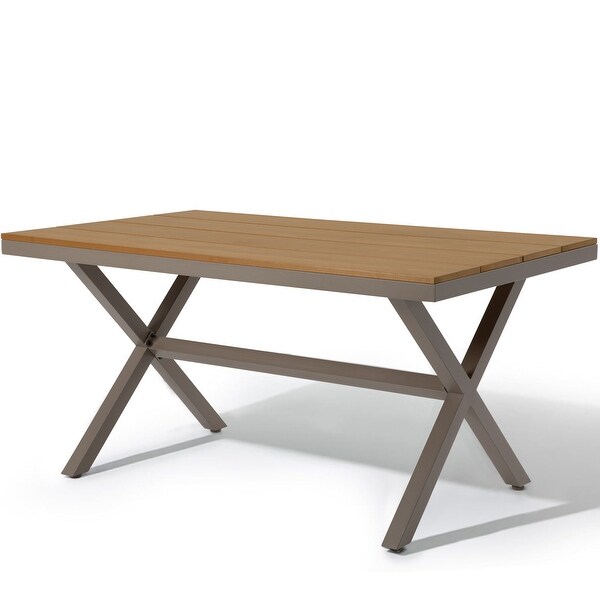 Rectangular Aluminum Dining Table