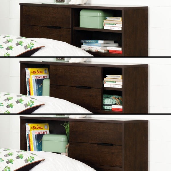 South Shore Fynn Twin Headboard with Storage - - 11036469